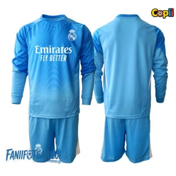 Real Madrid Portarii Echipament de Fotbal Replică 2025-26 Copii Acasa Mâneci Lungi (+ Șorturi)